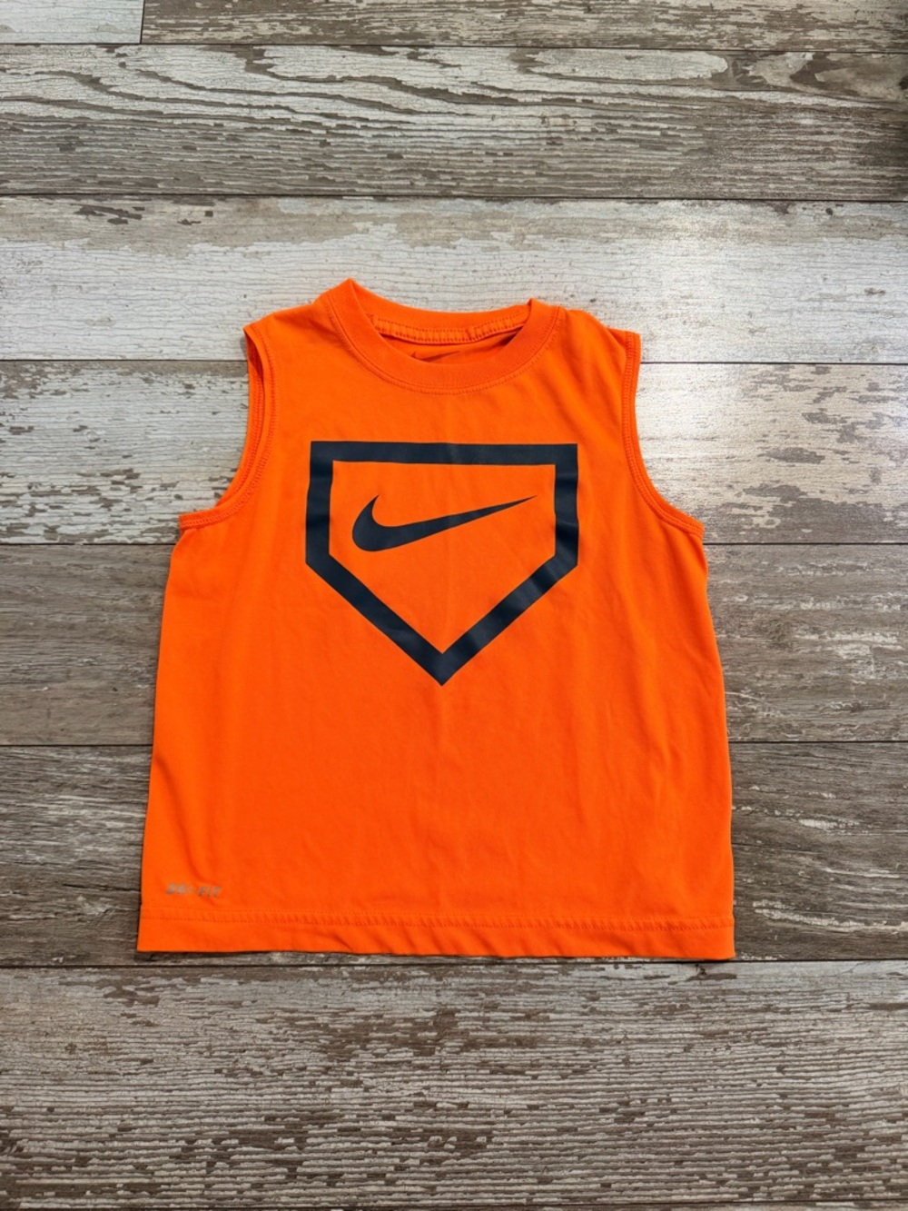 Nike Kids Orange Baseball Tank Top size 5
